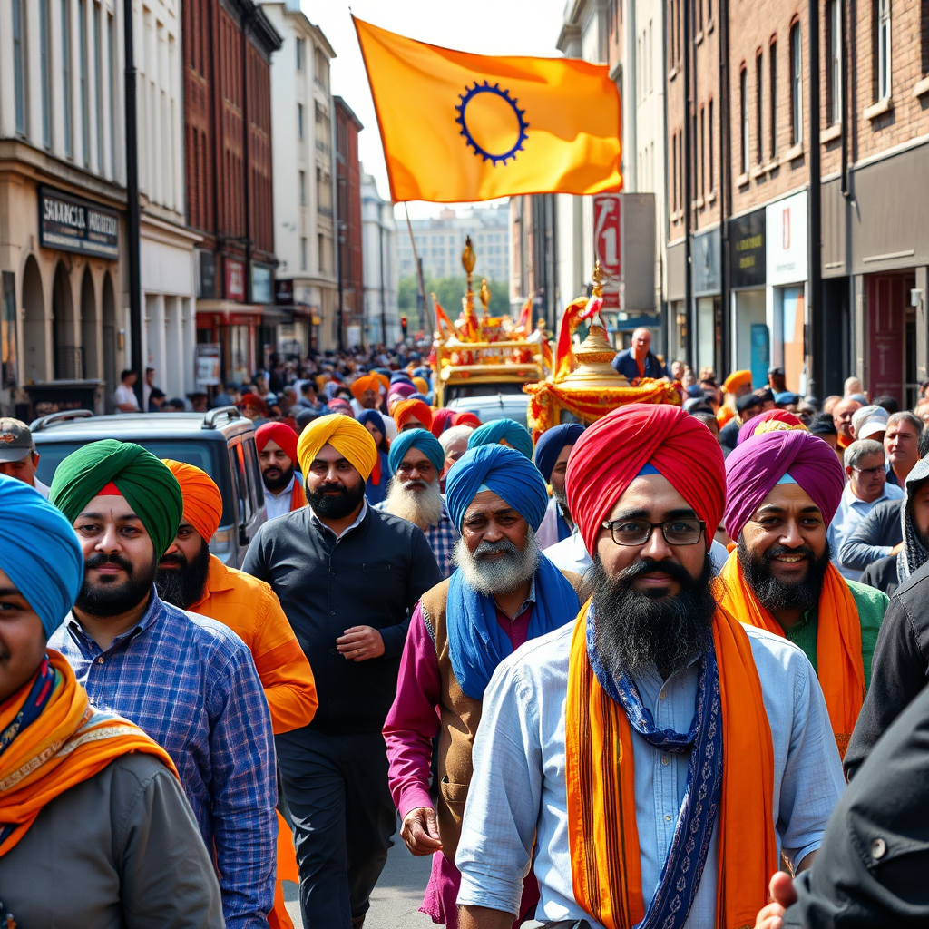 Smiling faces as the Vaisakhi Nagar Kirtan returns to Coventry